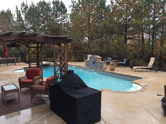 Pergola area 50amp wired