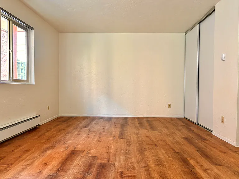 Living Room with large closet