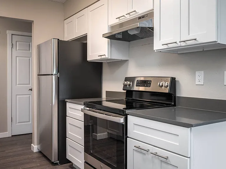 Vantage at Hillsdale | #36 Modern Kitchen with Stainless Steel Appliances
