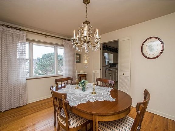 Open to the living space, this dining room will accomodate the entire family!