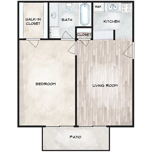 Floor plan Serenity