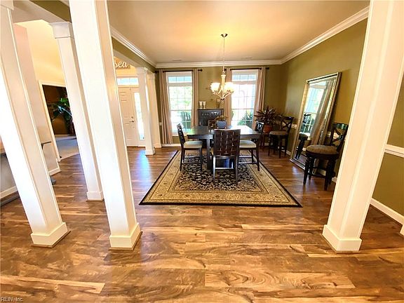Formal dining area.