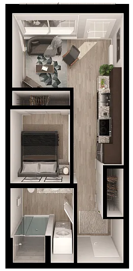 Floor plan C1a