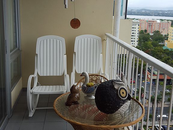 Balcony view facing south