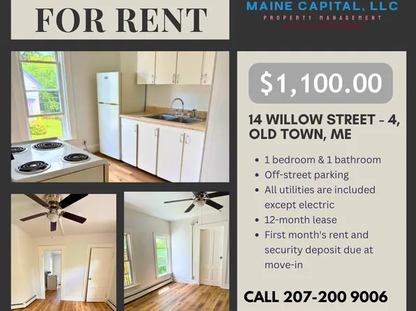 14 Willow St #4, Old Town, ME 04468