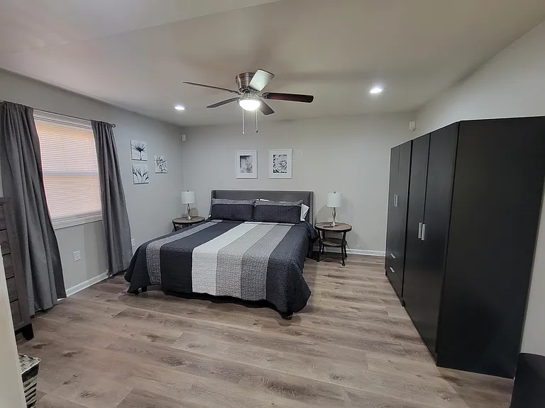 Bedroom with King size bed