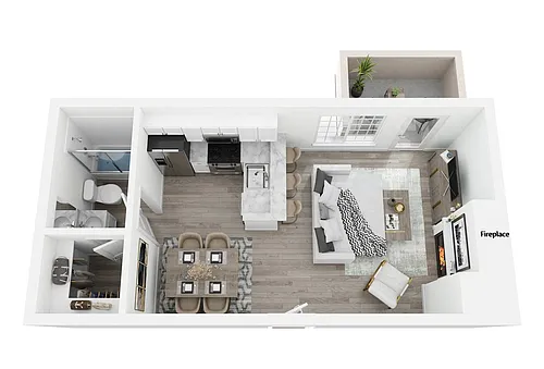 Floor plan The Cambridge C2