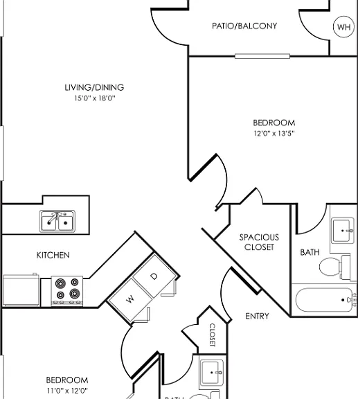 Tulip Floor Plan 22D Floorplan Diagram