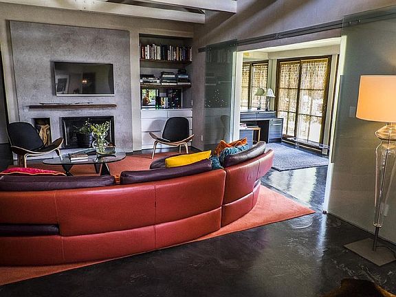 Living room and sunroom