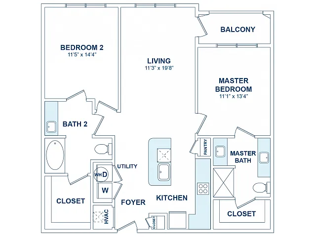 Floor plan B1
