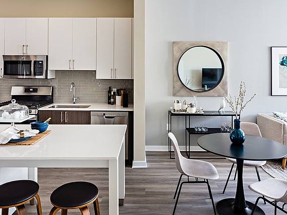 Russell Building Brand New Kitchen-Living