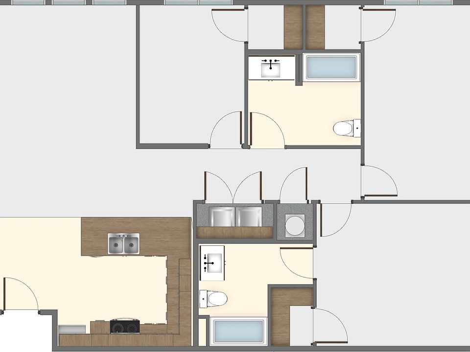 3 Bedroom/ 2 Bath
Sq Ft: 1200