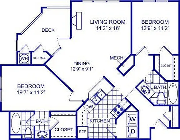 Floor plan Brookhaven