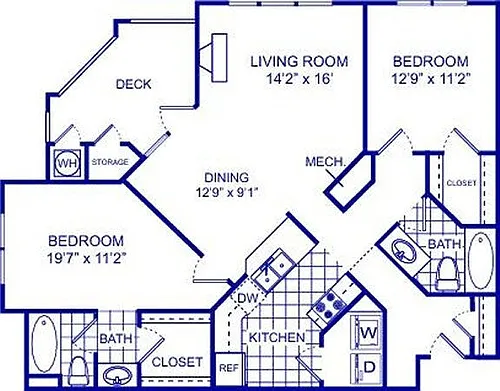 Floor plan Brookhaven
