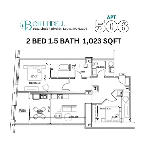 Floor plan 506