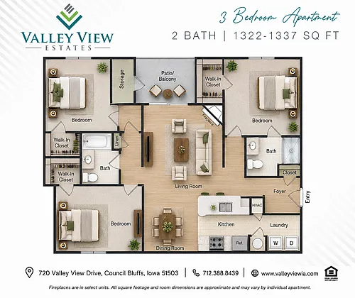 Floor plan 3BR