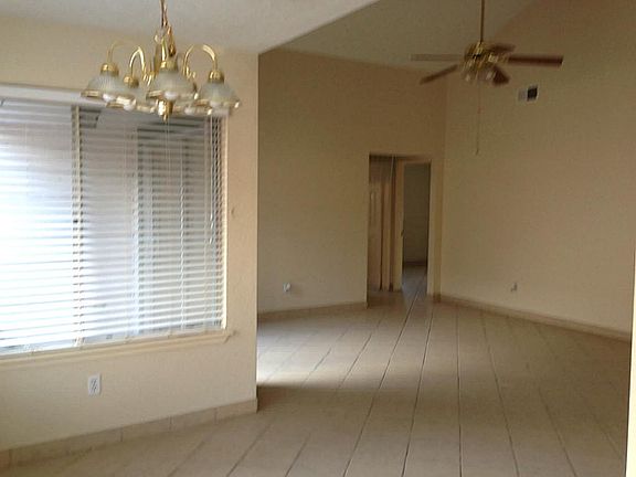 view from dining area looking into living area