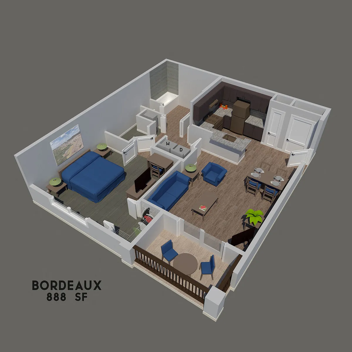 Floor plan Bordeaux