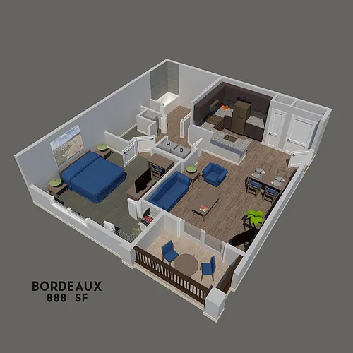 Floor plan Bordeaux