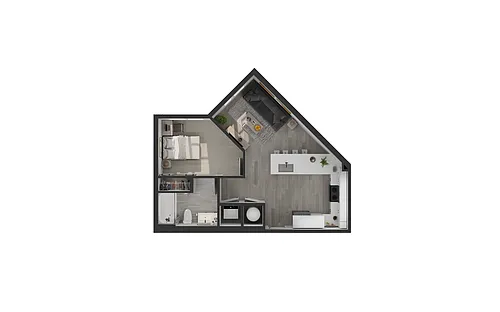 Floor plan 1A - 1X1