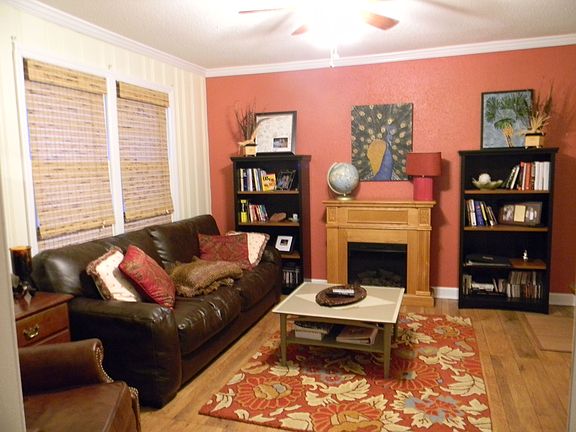 Addition at rear of house.