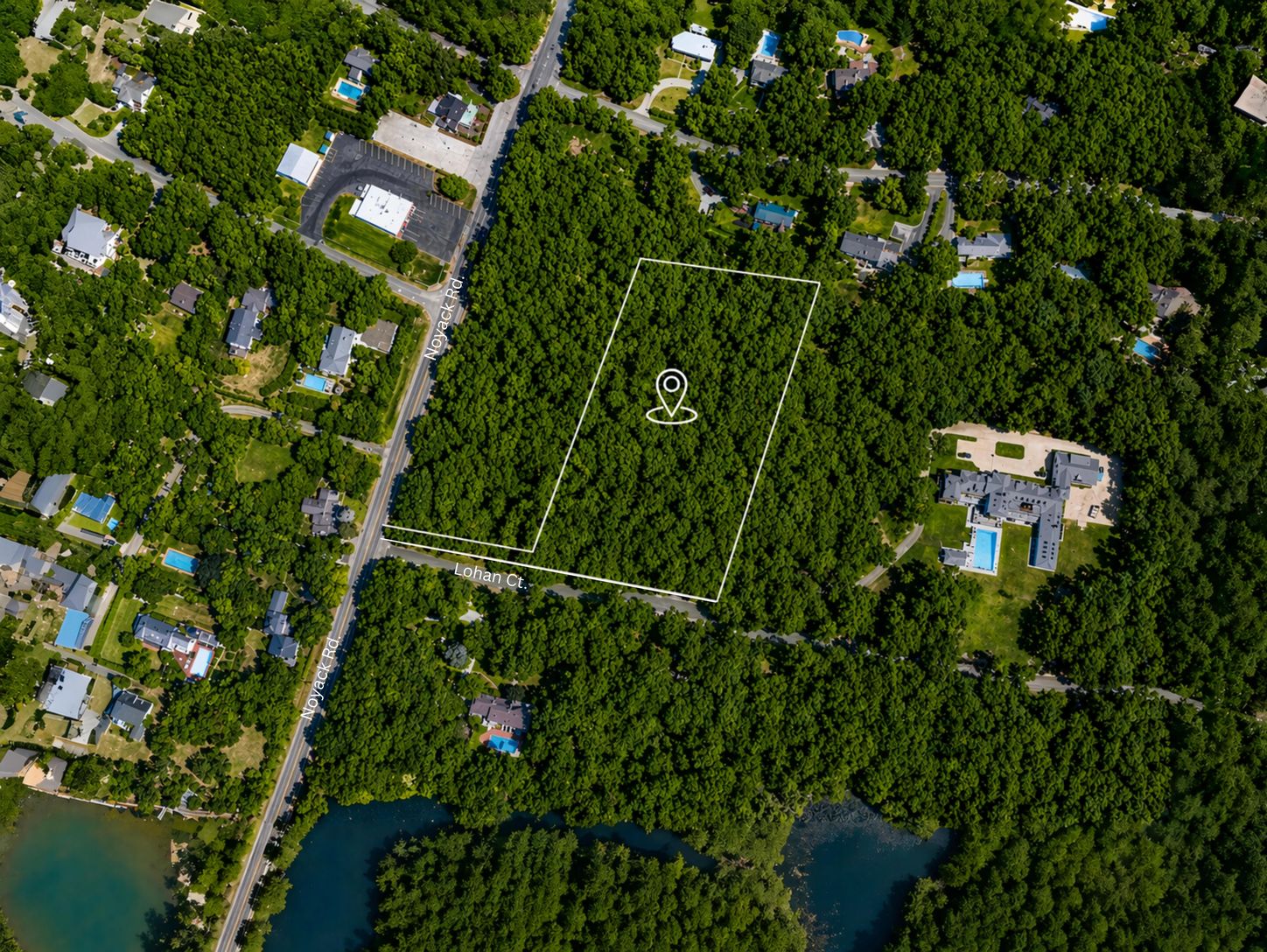 Private wooded parcel with exceptional residential potential.