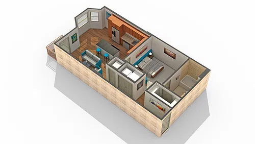 Floor plan Studio - A