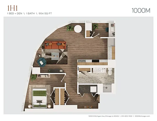 Floor plan 1H1