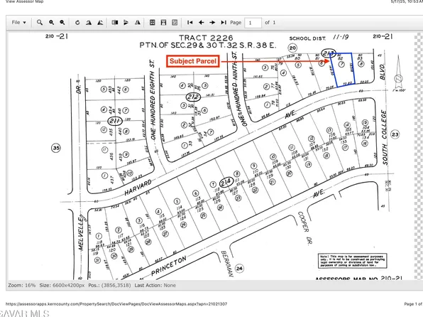 Harvard Ave, California City, CA 93505