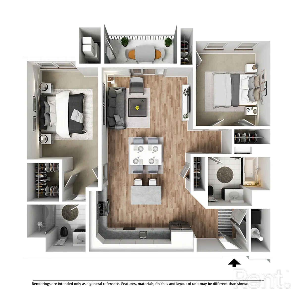 Floor plan Braddock
