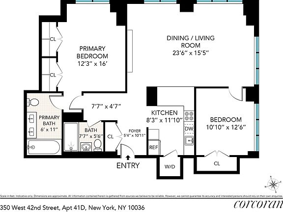 2nd image of 350 W 42nd St APT 41D