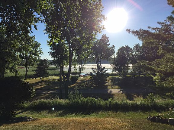 Lake view from front yard