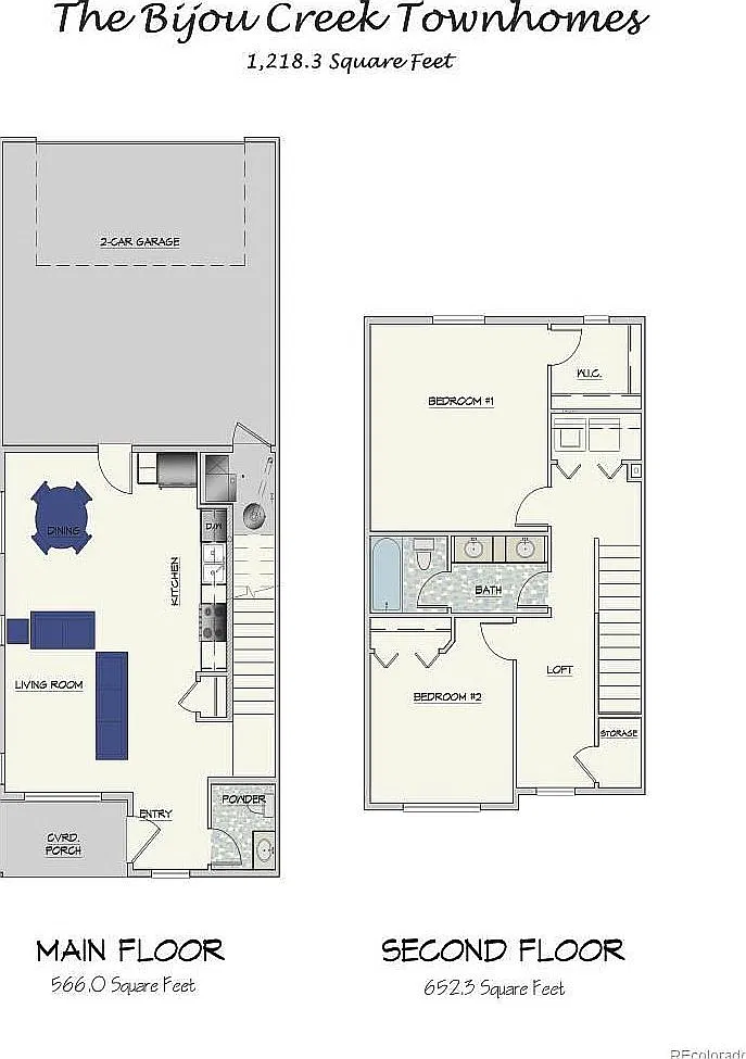 2 bed, 1.5 bath, 1218 sqft, $1,900 — Photo 1