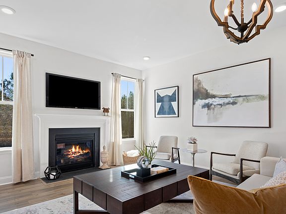 Family Room - Cooper Model Home at The Farm at Neill s Creek by DRB Homes