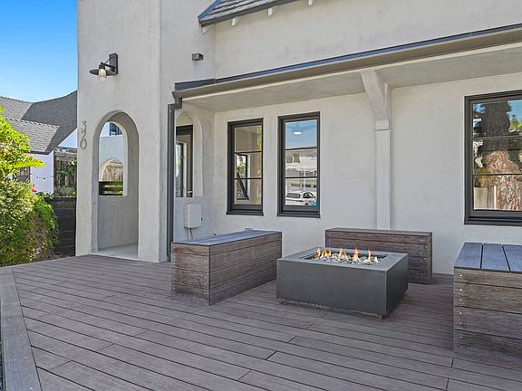 Shared front patio