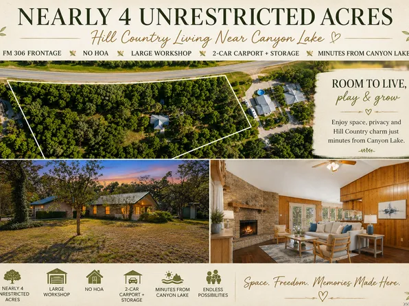 21440 FM 306, Canyon Lake, TX 78133