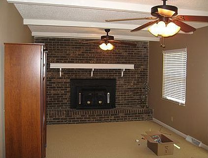 fireplace main level family room