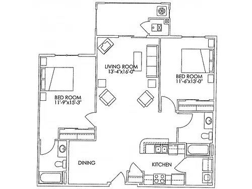 Floor plan Willowdale II