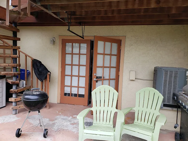 Ground floor patio