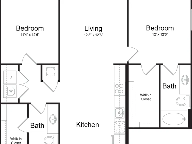 2 Bedroom 2 Bathroom 2 Bedroom 2 Bathroom