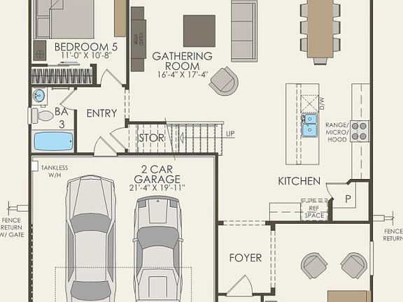 First Floor 5 br 3 ba