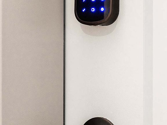 Let in friends, family or a dog walker remotely, with peace of mind! Smart home tech available in every home!
