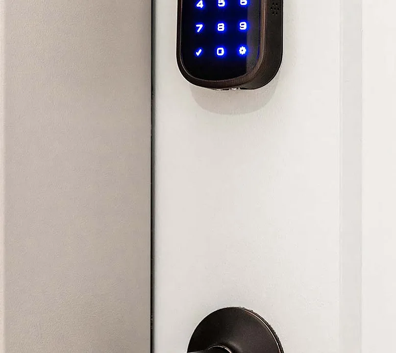 Control the temperature without getting up and never fumble for your keys again. Smart home tech available in every home!