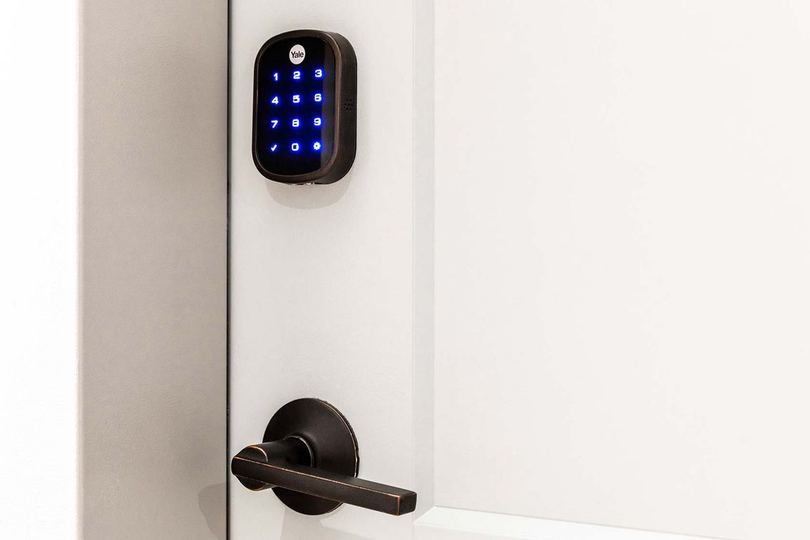 Control the temperature without getting up and never fumble for your keys again. Smart home tech available in every home!