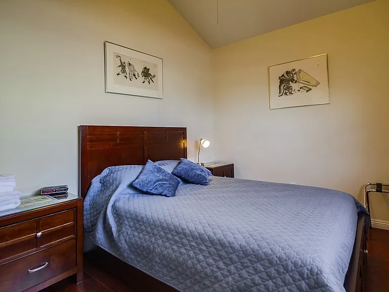 2nd bedroom on 2nd floor with queen bed