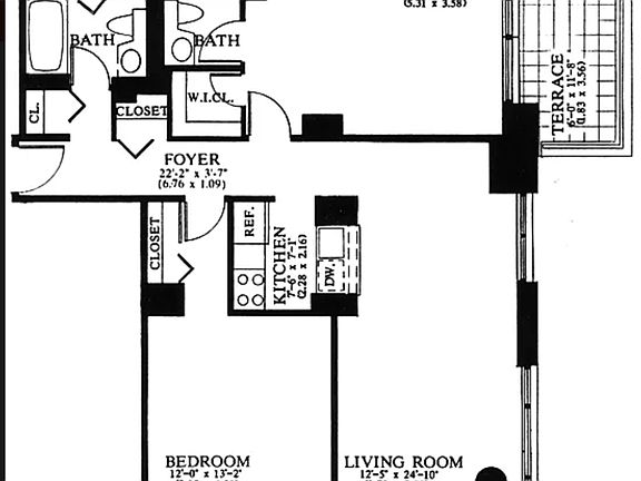 2nd image of 350 W 50th St APT 32B