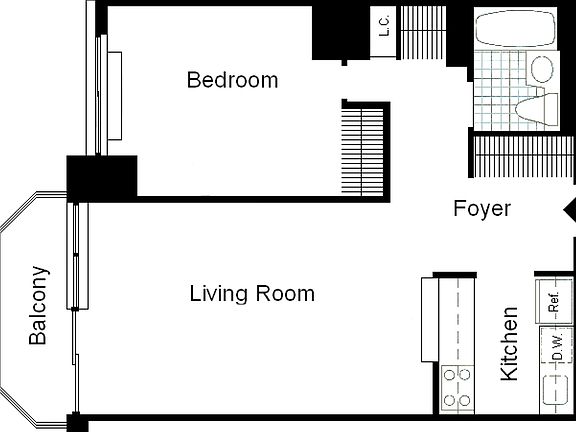 3rd image of 235 W 48th St APT 14E