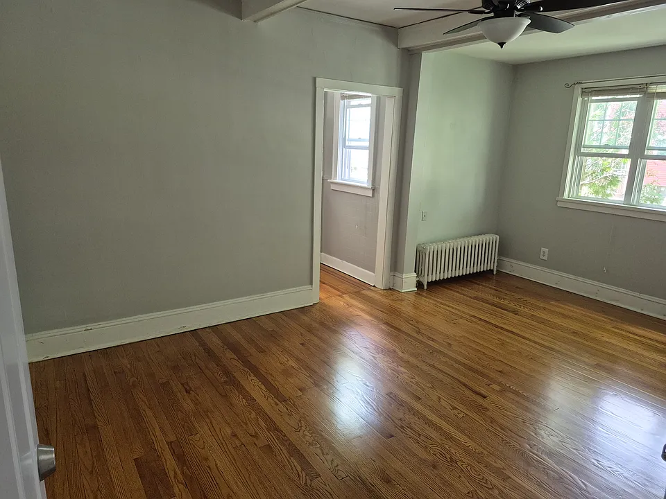 Large living room view from front door