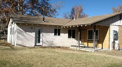 Rear of home