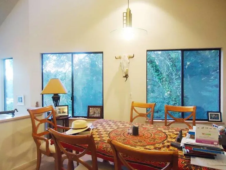 Dining Room with View of Live oak trees